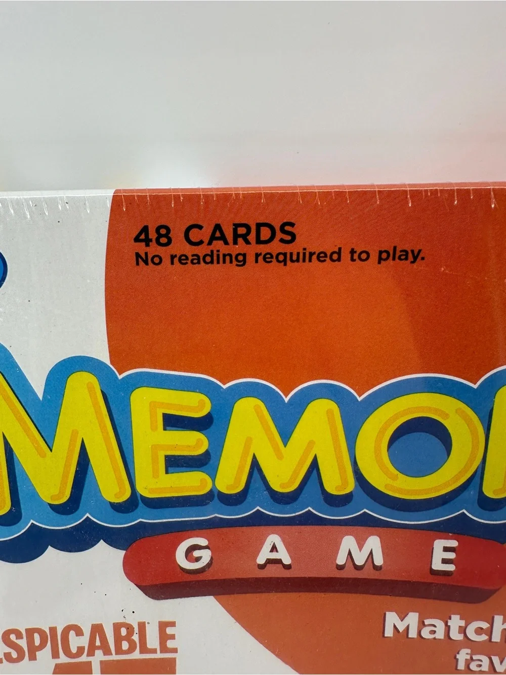 Despicable Me Minion Memory Game Hasbro New Sealed